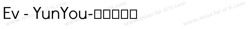 Ev - YunYou字体转换